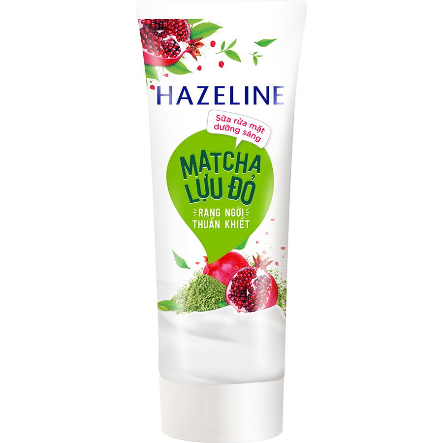 Sữa rửa mặt Hazeline Matcha & Lựu Đỏ 100g