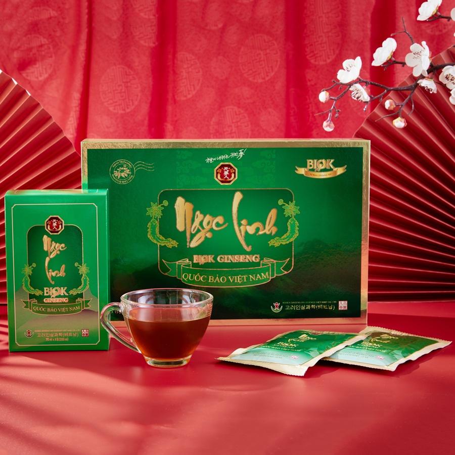 Nước Uống Sâm Ngọc Linh - Quốc Bảo Việt Nam - Hộp Quai Xách