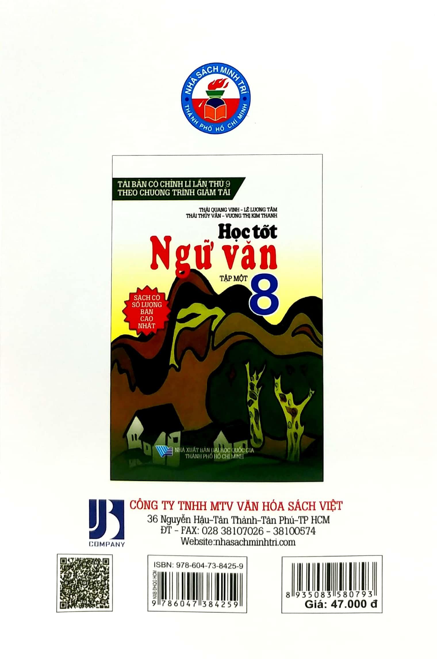 Học Tốt Ngữ Văn Lớp 8 - Tập 1