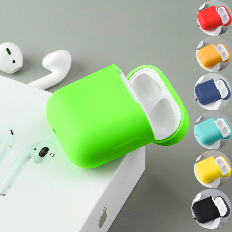 Bao Da Case Silicon Cho Tai Nghe Airpod