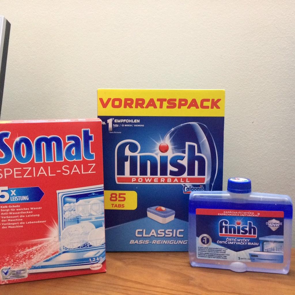 Dung dịch Vệ sinh máy rửa bát Finish 250ml + Viên rửa bát Finish 85 viên dùng cho Máy Rửa Bát Chén
