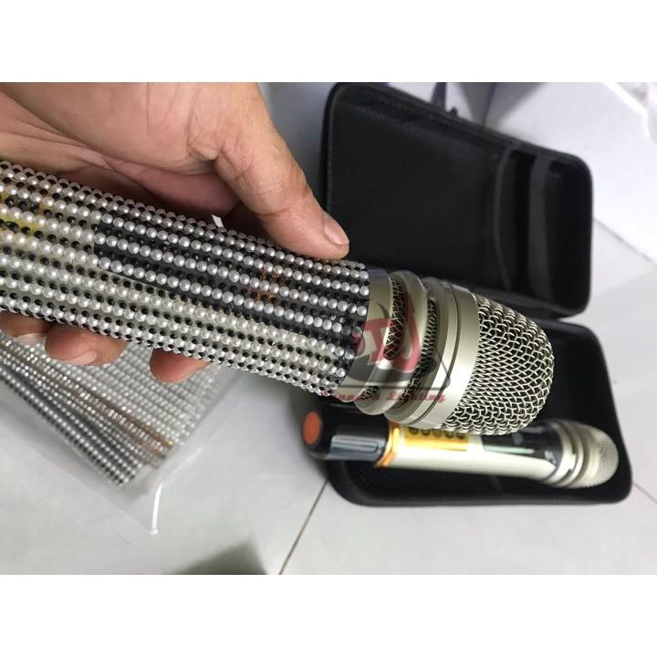 Áo mic, vỏ micro, bọc micro kim tuyến, vỏ bọc micro, micro bolero, microphone, mic karaoke, mirô không dây