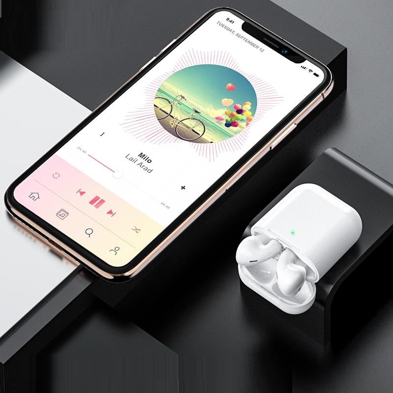 Tai nghe không dây Bluetooth 5.0 Hoco khoảng cách kết nối 10m tích hợp điều khiển cảm ứng - Hàng chính hãng