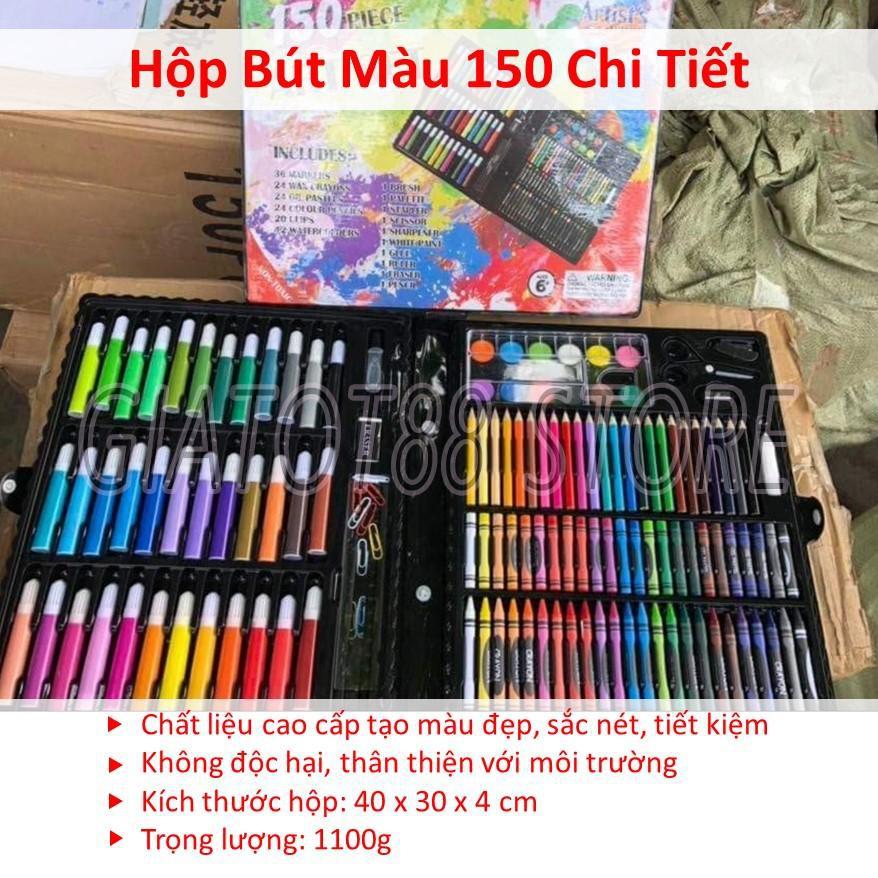 Hộp bút màu 150 chi tiết cho bé yêu