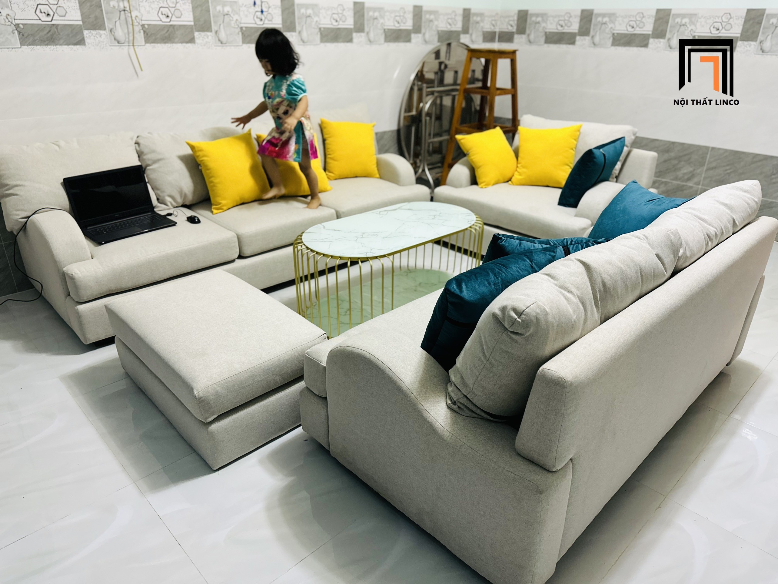 Ghế sofa băng BT21 Somerville phong cách cổ điển châu Âu