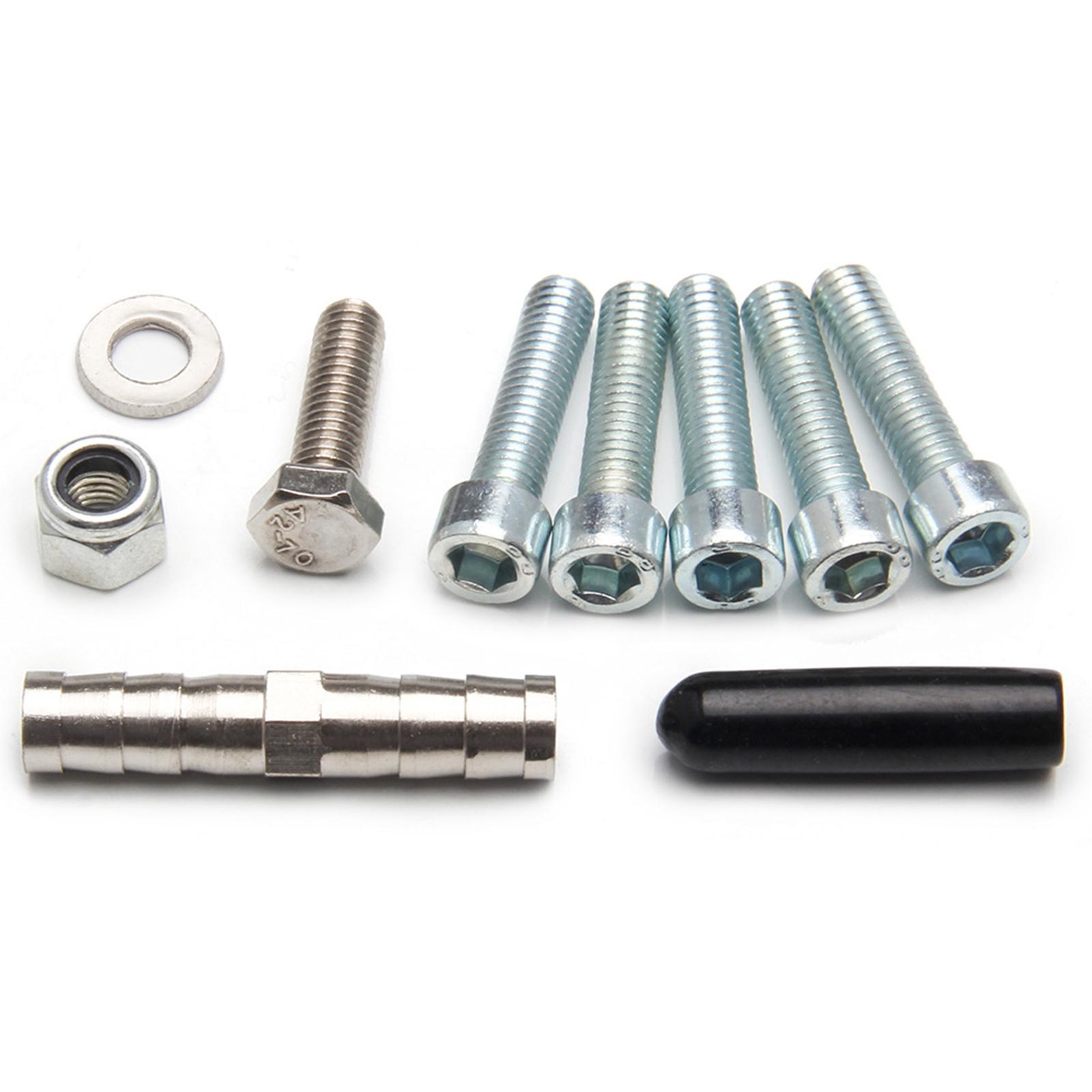 EGR Removal Kit, Aluminum Alloy Auto EGR Extinguishing Kit Professional Auto EGR Cooler Removal Kit for Powerstroke 6.7L F250 F350 2011 2017