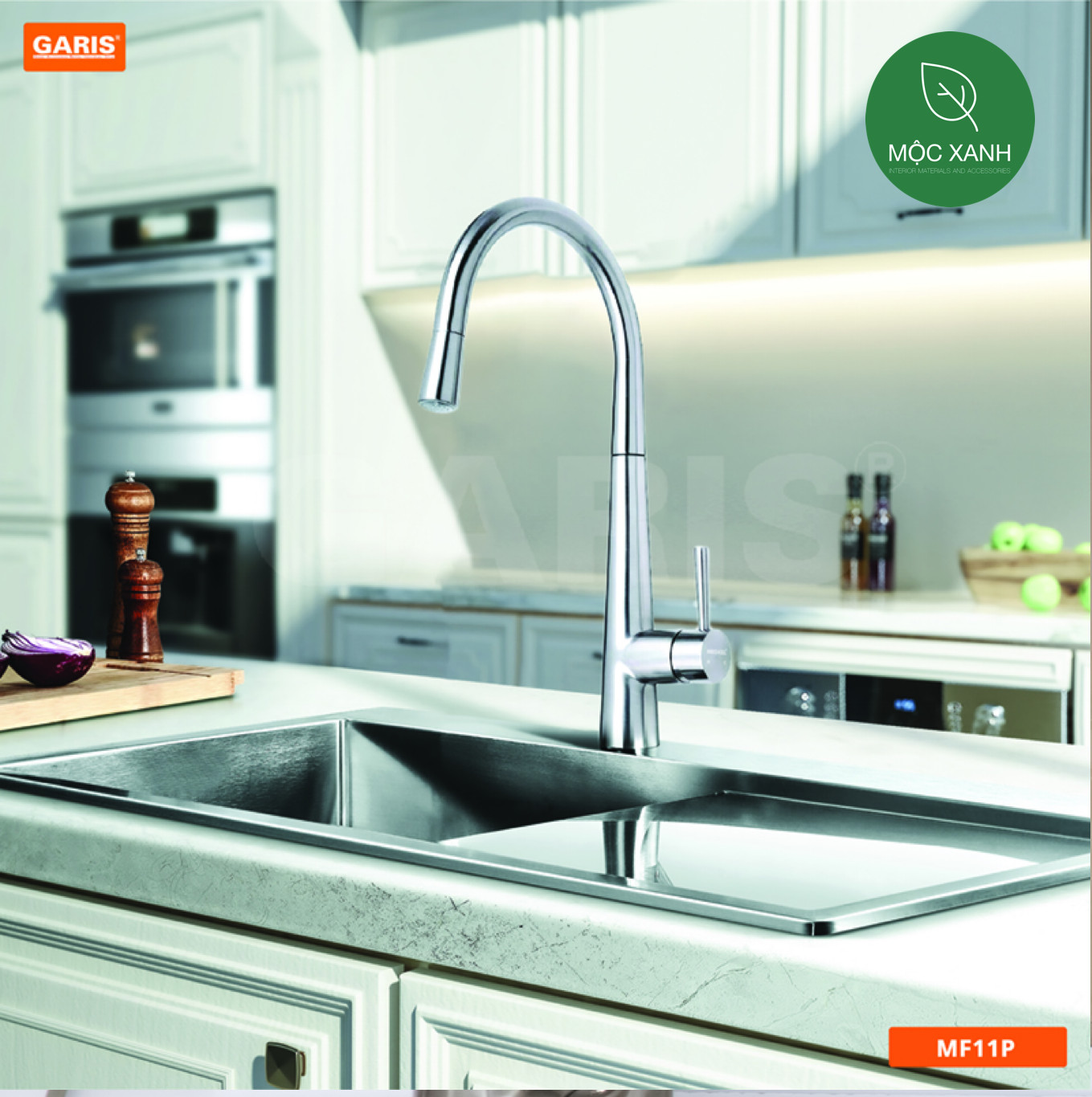 Vòi chậu rửa bát Garis Cao cấp MF11C