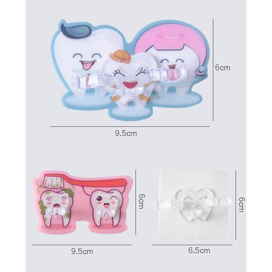 Miếng Dán Treo Bàn Chải Đánh Răng Dễ Thương