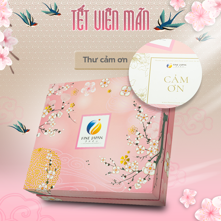SAKURA TẾT VIÊN MÃN Fine Japan hộp quà cho cả gia đình