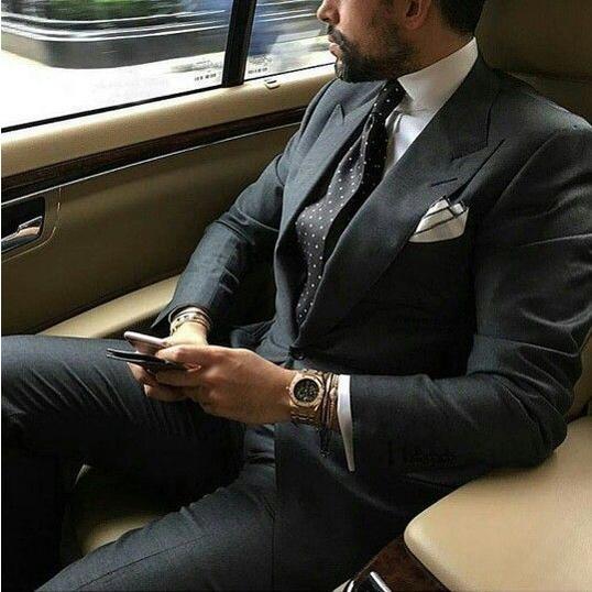 Khăn Cài Túi Áo Vest - Pocket Square, phụ kiện lịch lãm, Màu đen con ngựa