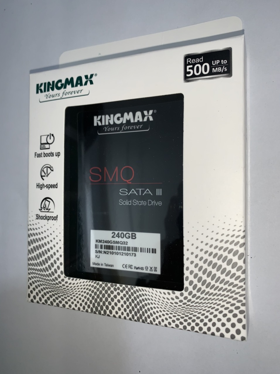 Ổ Cứng SSD KINGMAX SMQ 240GB (2.5 inch SATA III, R/W 540/450 MB/s) - Hàng Chính Hãng