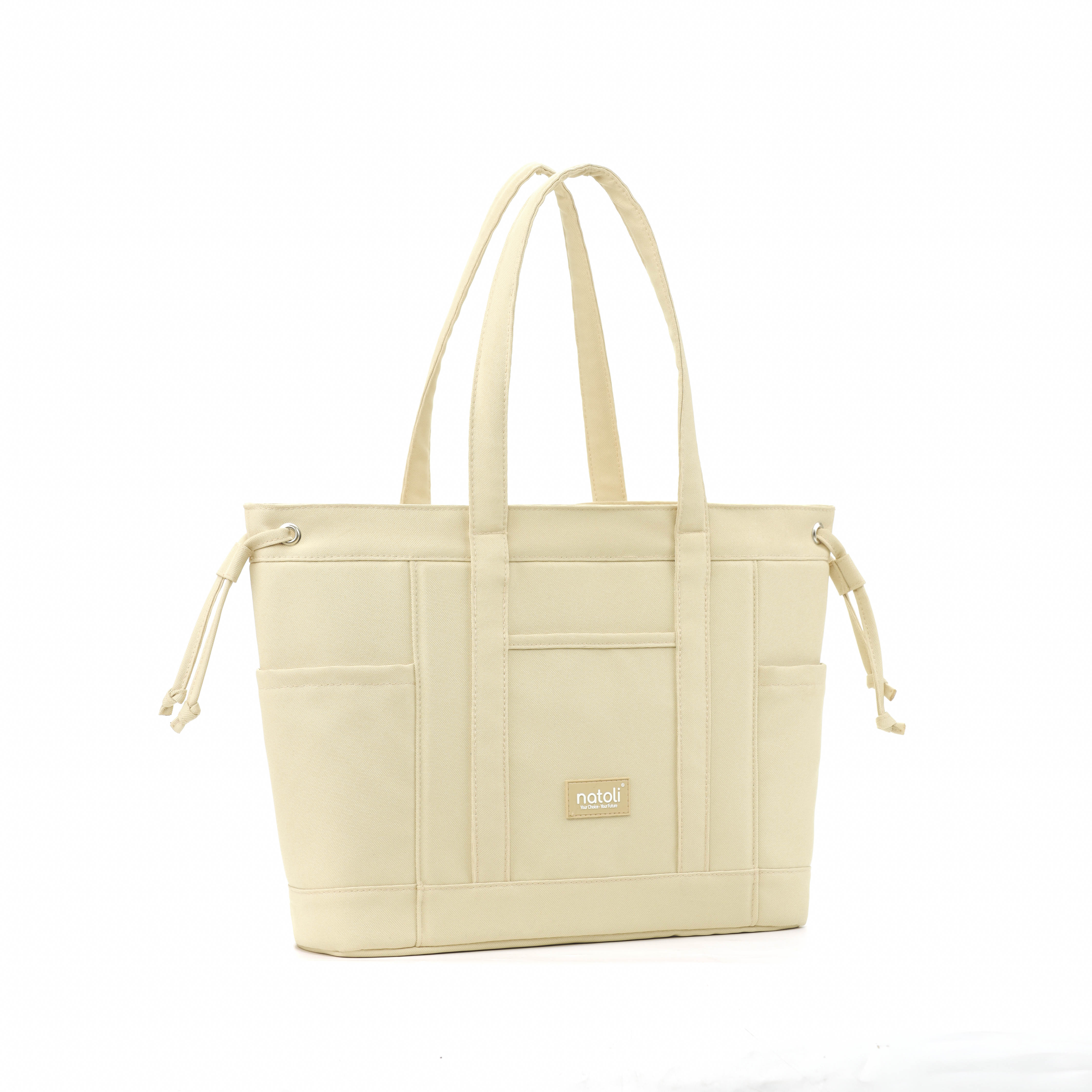 Túi tote nữ nhiều ngăn NATOLI, 2 mặt đeo vai đựng laptop cao cấp - BST Elegant Edge Bag T19