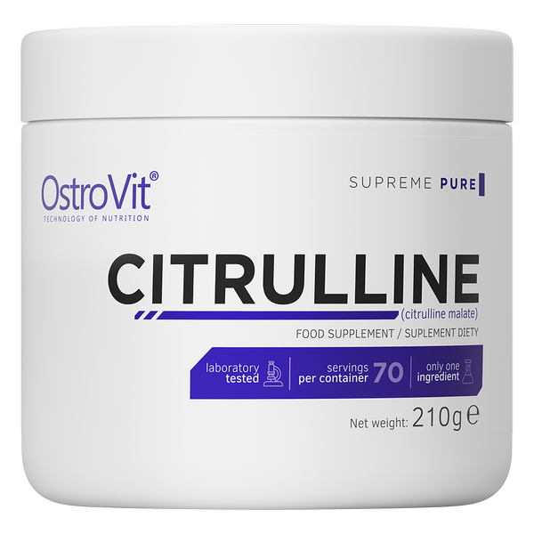 Citrulline Malate Ostrovit 400g &amp; 210g - Tăng cường sức bền và sức mạnh trong tập luyện