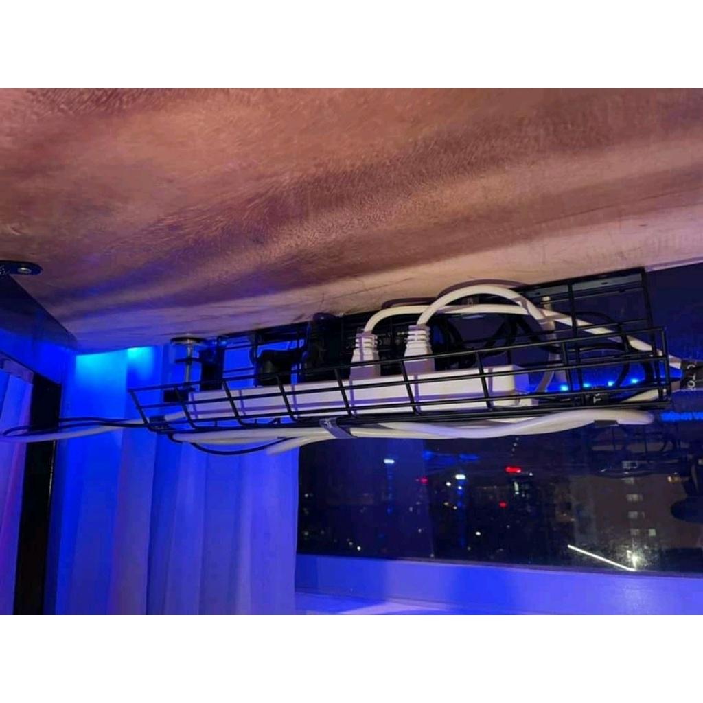 Khay Đỡ Ổ Cắm Điện Đa Năng SHOPTIDA Cáp Điện USB Giúp Quản Lý Cáp Điện An Toàn Chống Cháy Chống Giật.