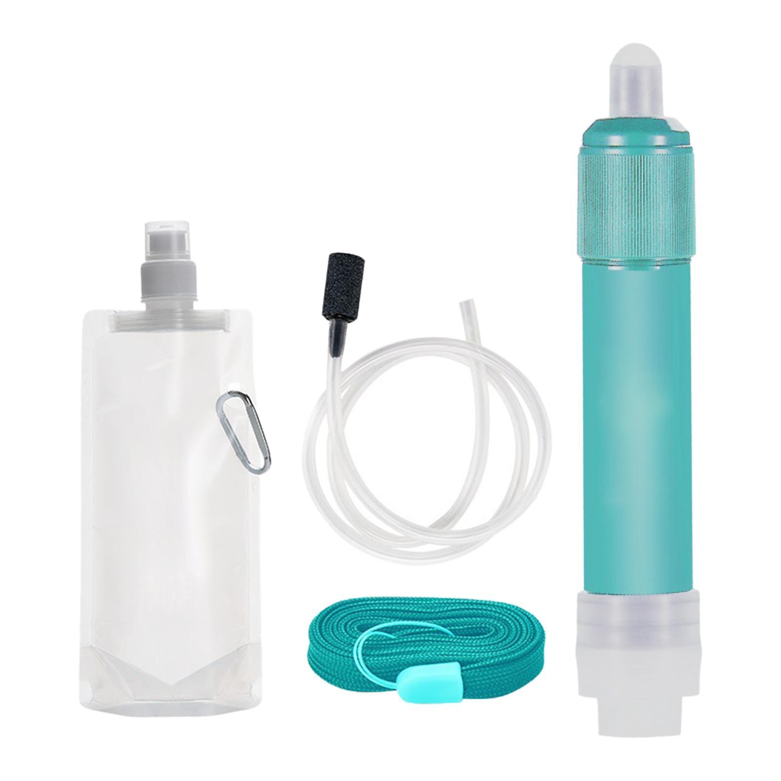 Personal Survival Straw Water Filter 4000L for Travel Backpacking Fishing