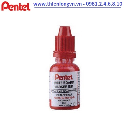 Mực bút dạ bảng Pentel - MWR401 màu đỏ