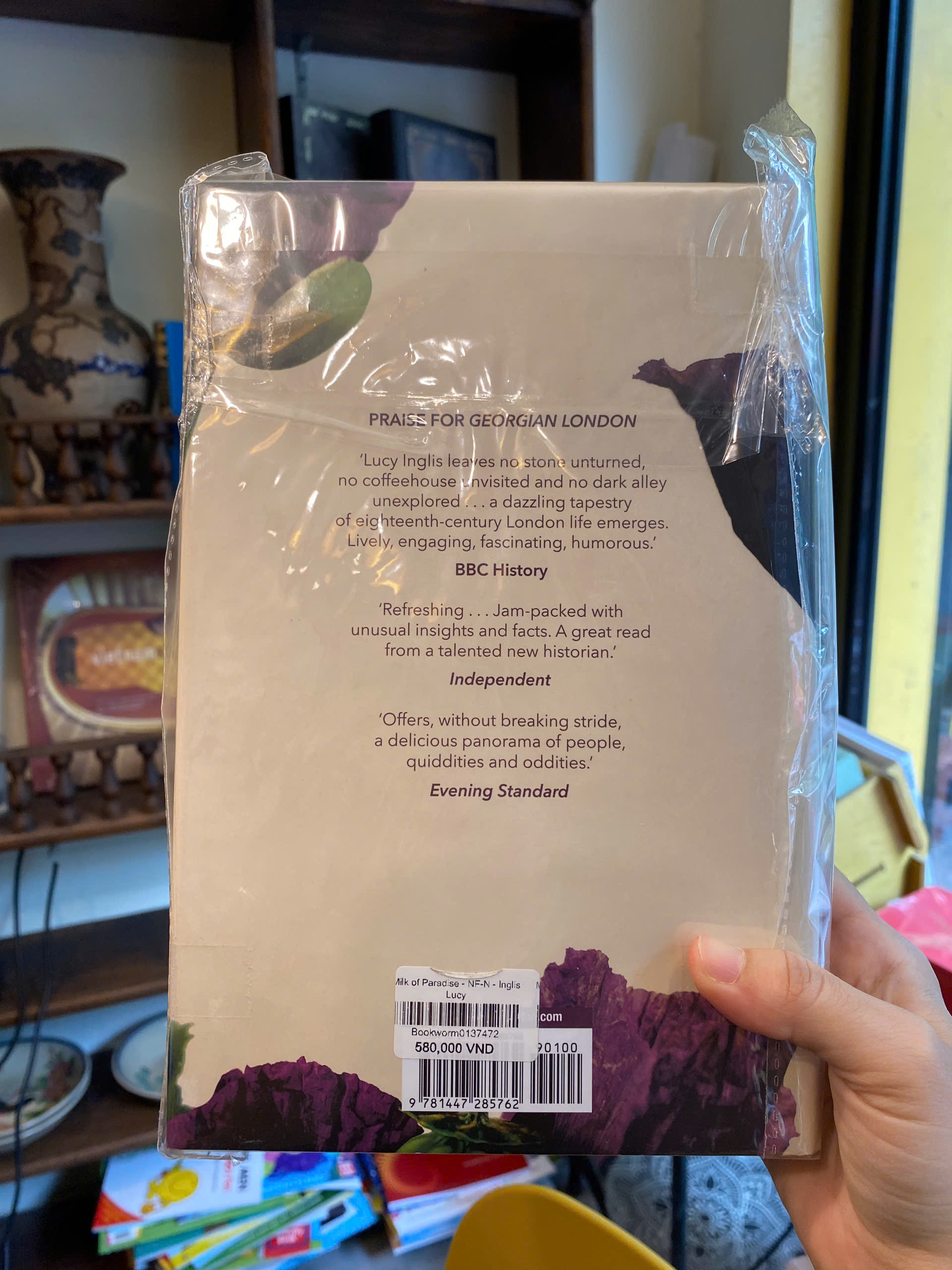 Sách - Milk of Paradise: A History of Opium by Lucy Inglis | History Nonfiction / Bìa cứng