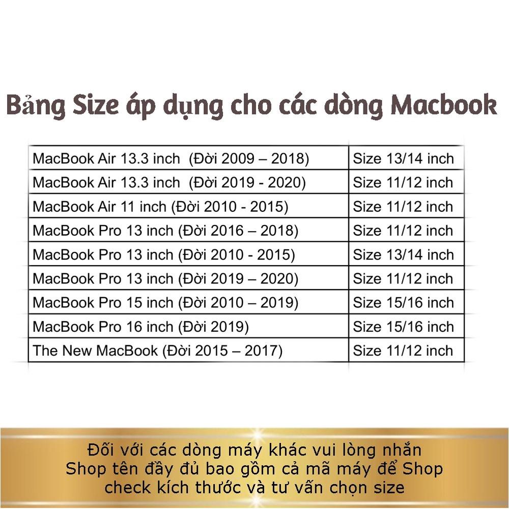 Bao Da PU Đựng MacBook Laptop 11/12/13/14/15/15.6 inch Tác Dụng 3 Trong 1 Cao Cấp.
