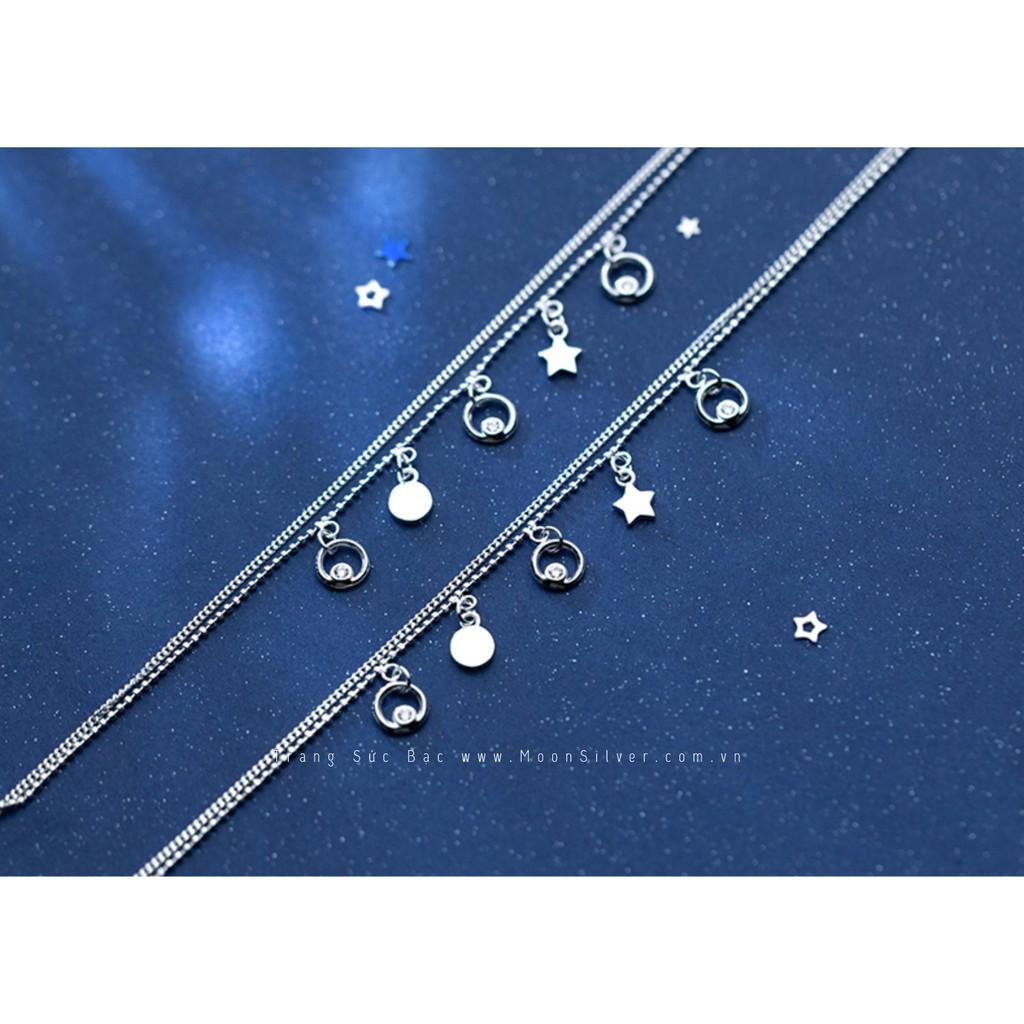 Lắc tay bạc những vì sao tinh tú