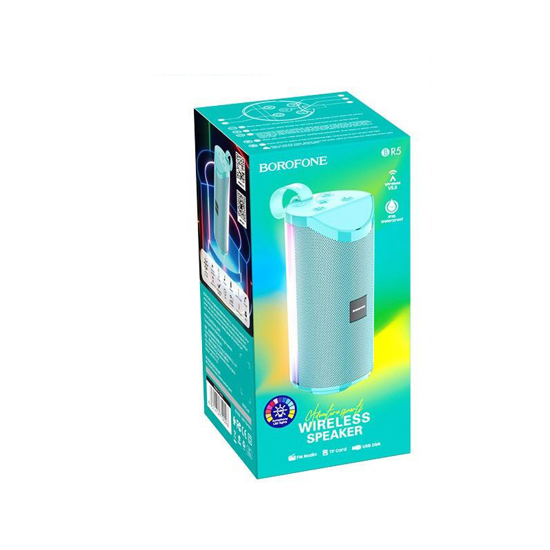 Loa bluetooth đa năng Borofone BR5 Adventure có đèn Led bắt mắt, Âm thanh tuyệt vời HÀNG CHÌNH HÃNG