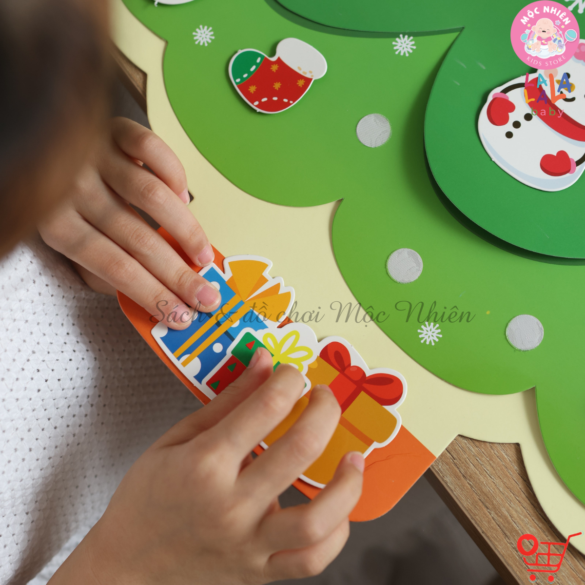 Cây Thông Noel Treo Tường 3D LalaXmas Tree - Đồ Chơi Thủ Công Cho Bé Lalala Baby