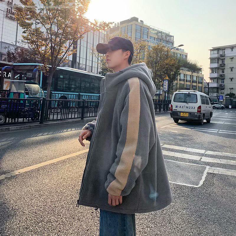 ÁO , hoodie vải lông cừ khóa kéo , thời trang , cực ấm cho mua đông