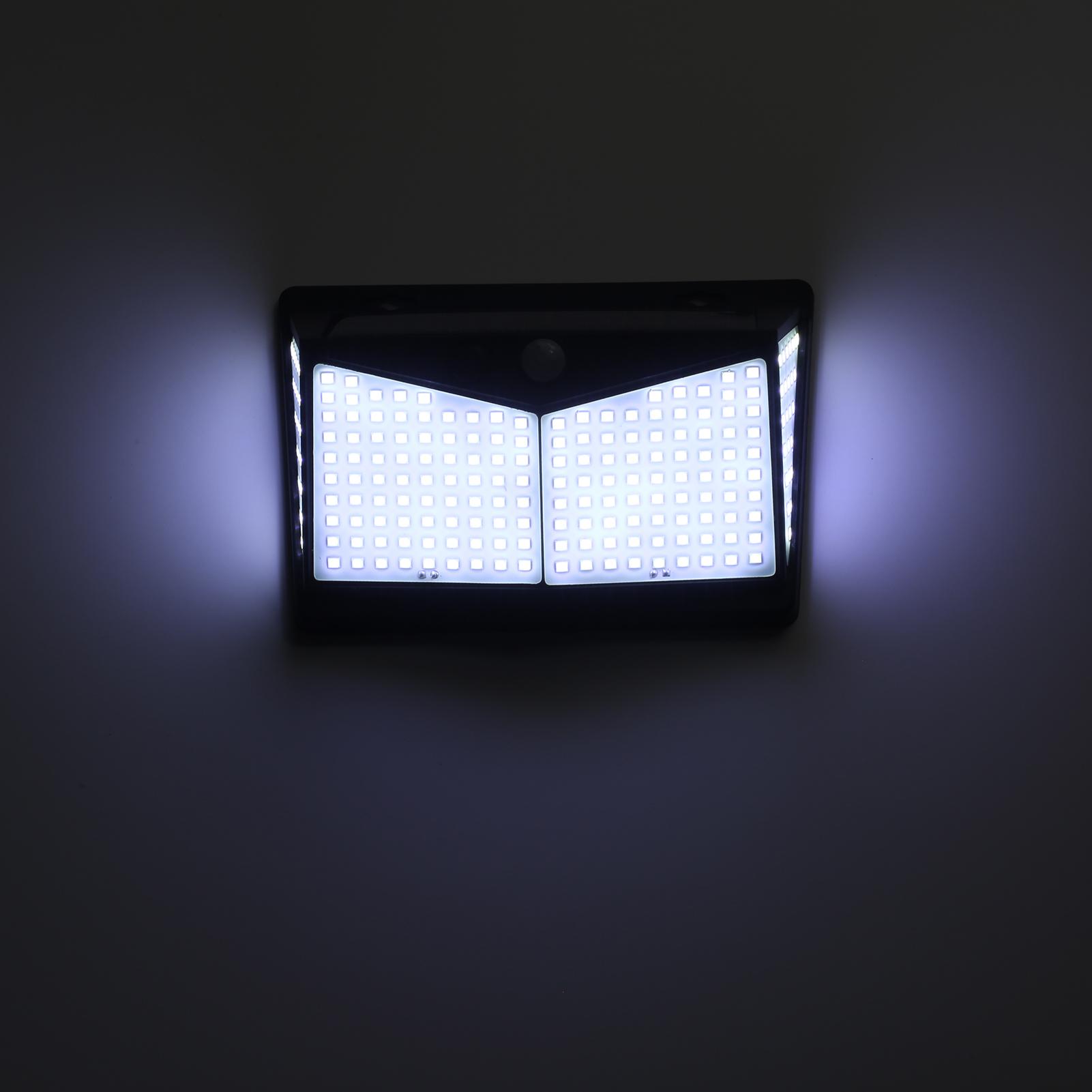 Đèn năng lượng mặt trời Đèn cảm biến chuyển động với 208 Leds độ chiếu sáng cao,3 chế độ sáng, Chống nước IP65