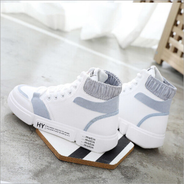 Giày nữ cao cổ loại cao cấp, giày sneakers, giày thể thao nữ hàn quốc cổ chun ôm chân dễ mang vào tháo ra, nhiều màu, tặng kèm tất sịn 35k