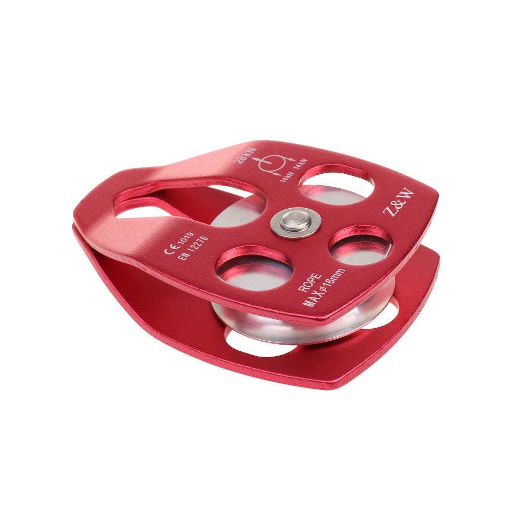 Single Pulley Ball Bearings For Mountaineering Tree Rock Climbing Abseiling