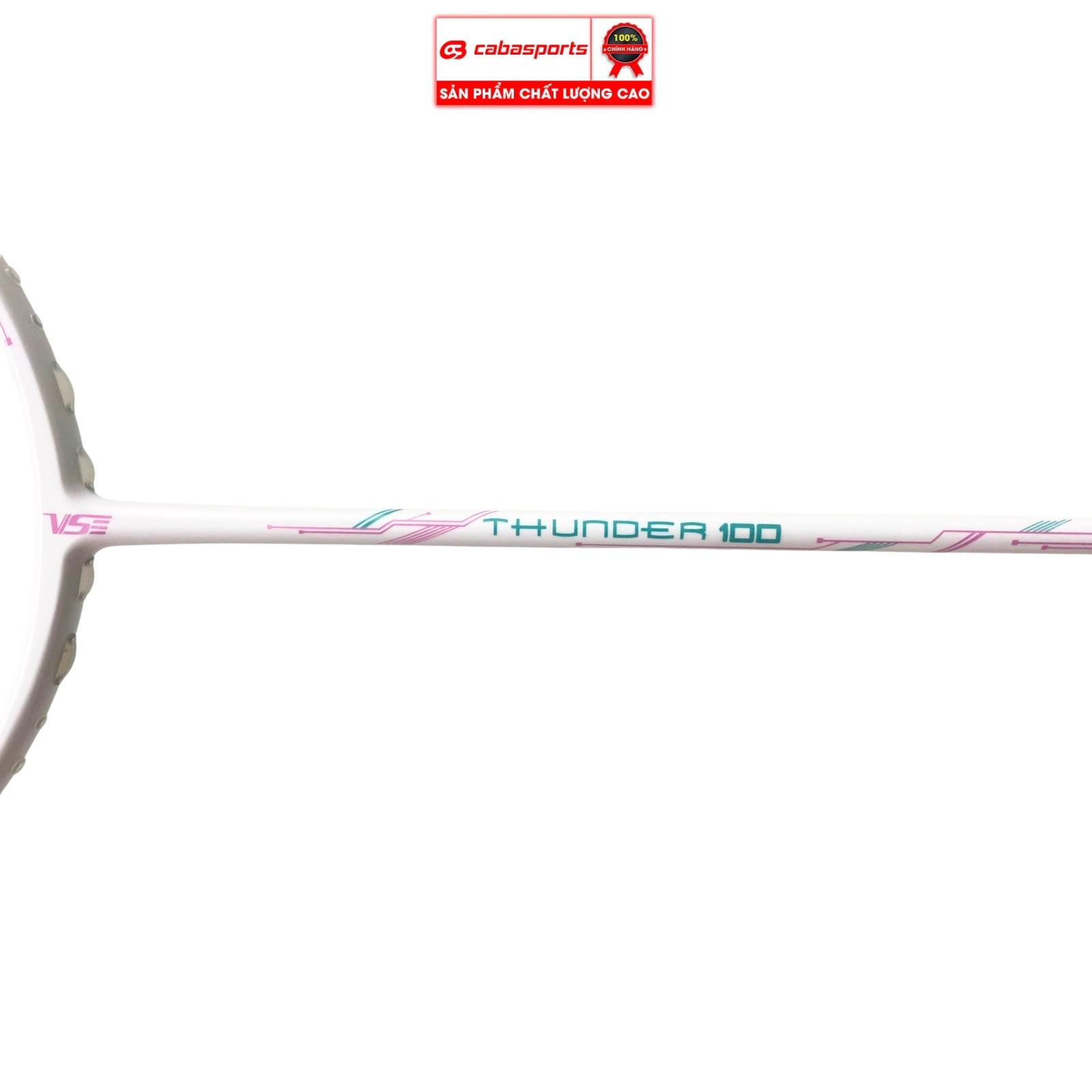 Vợt cầu lông đã đan lưới VS Thunder 100 chính hãng giá rẻ chất lượng, vợt carbon chuyên công Bảo hành 6 tháng Tặng kèm túi vợt và quấn cán