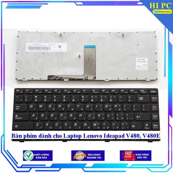 Bàn phím dành cho Laptop Lenovo Ideapad V480 V480E - Phím Zin - Hàng Nhập Khẩu