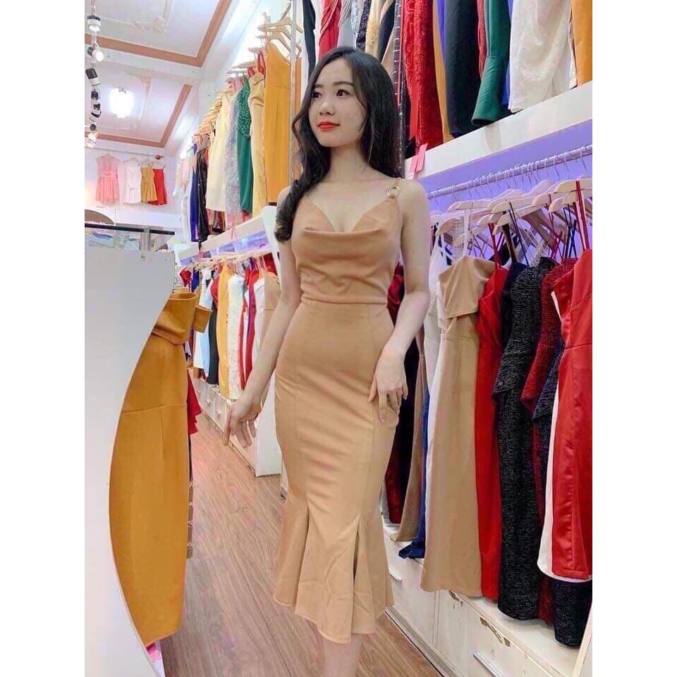 ĐẦM BODY 2 DÂY ĐUÔI CÁ ( CÓ KHOEN VÀ MÚT NGỰC )