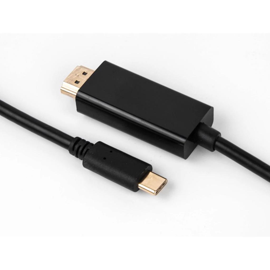 Cáp chuyển Usb Type-c ra HDMI dài 1m8 cho laptop táo,Surface, XPS - Hồ Phạm