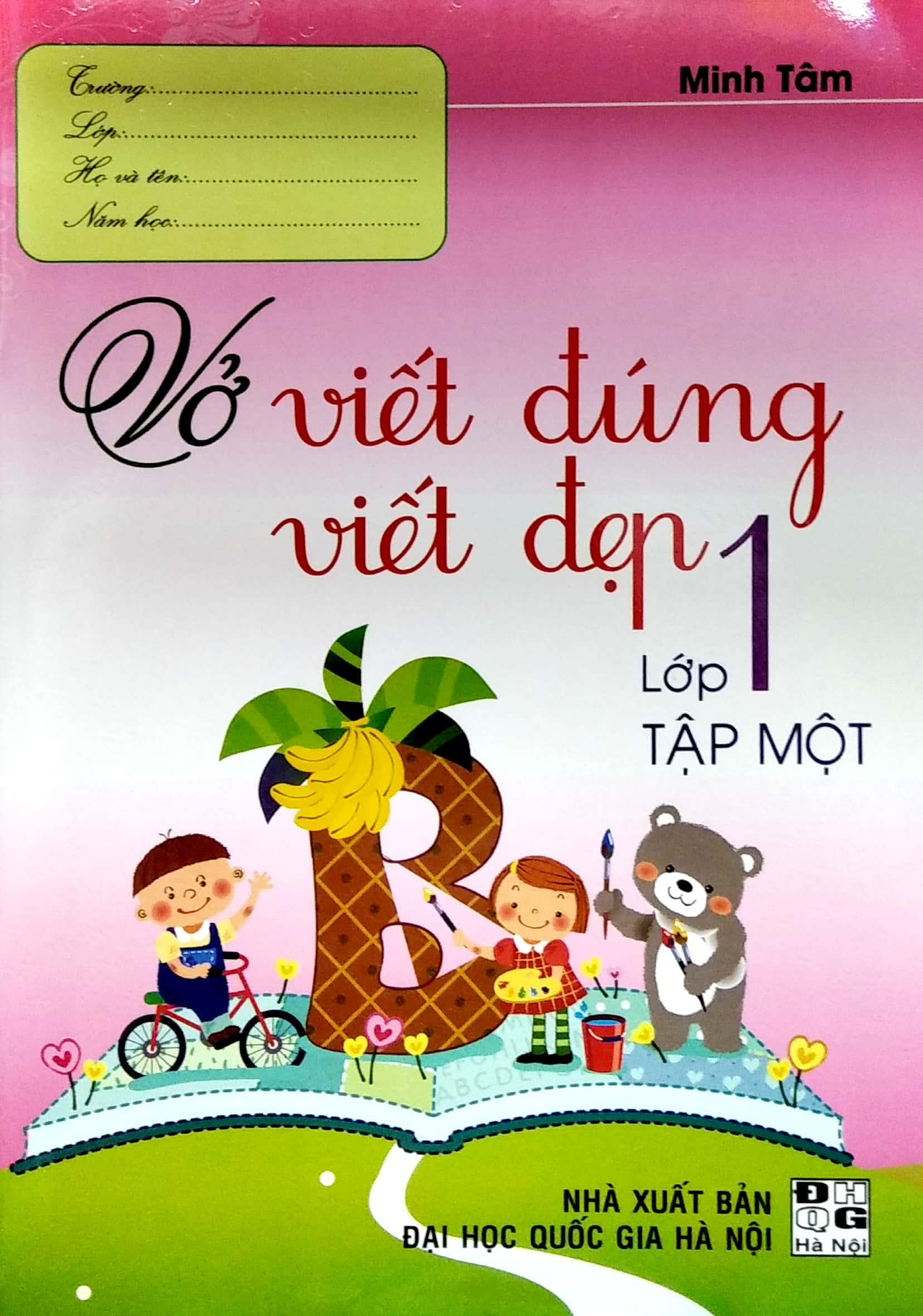 Vở Viết Đúng, Viết Đẹp 1 - Tập 1