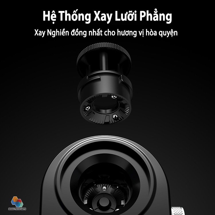 Máy xay cà phê gia đình HY-1421 pha cafe phin, pha máy nhỏ giọt, pha túi lọc đa dạng với 16 cấp độ xay nghiền, 2-14 cốc mỗi lần