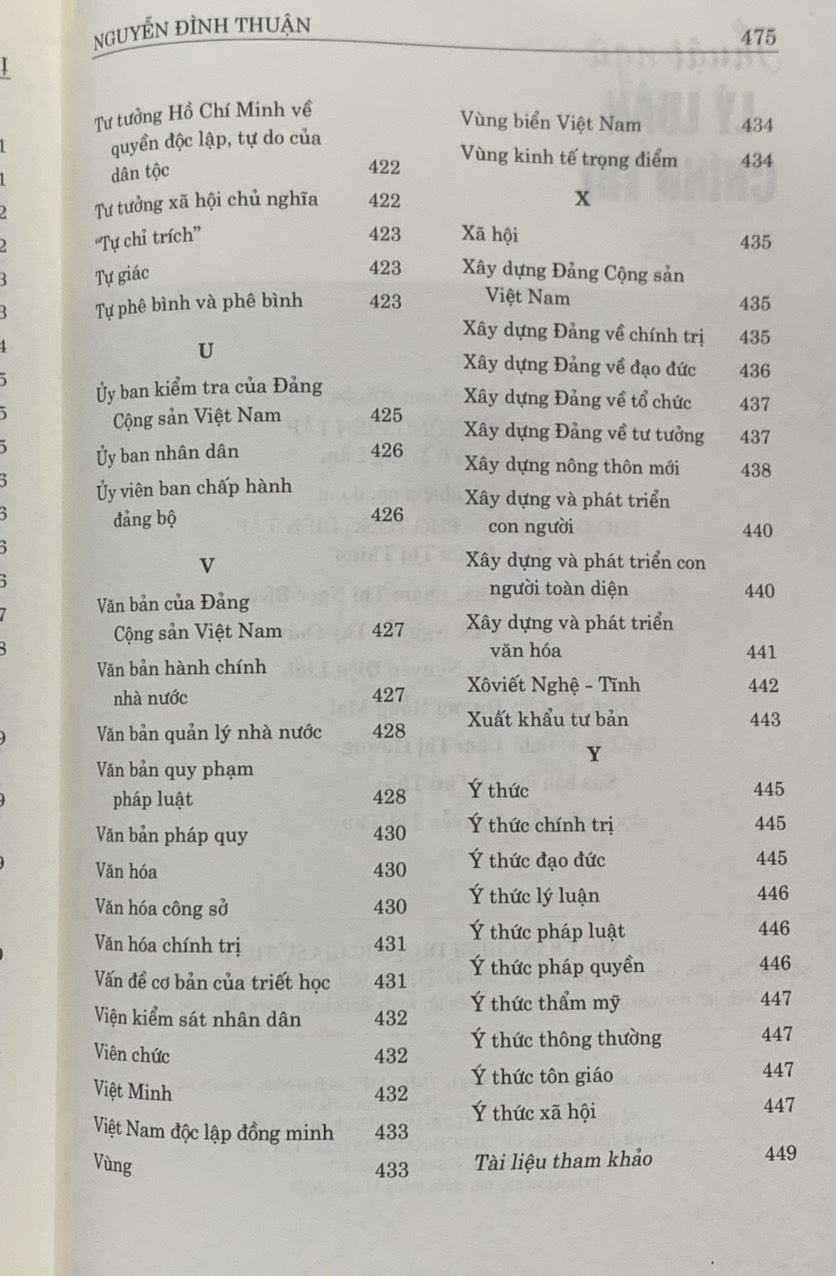 Sách - Thuật ngữ lý luận chính trị