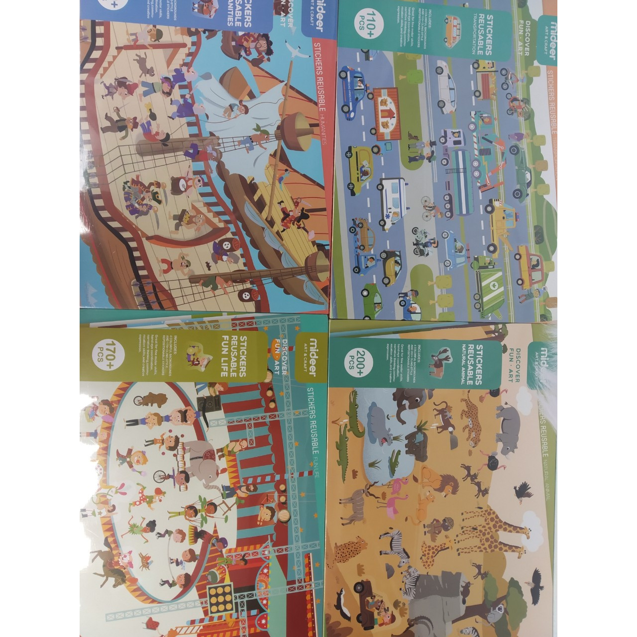 Reusable Sticker - sticker dán đi dán lại nhiều lần Mideer
