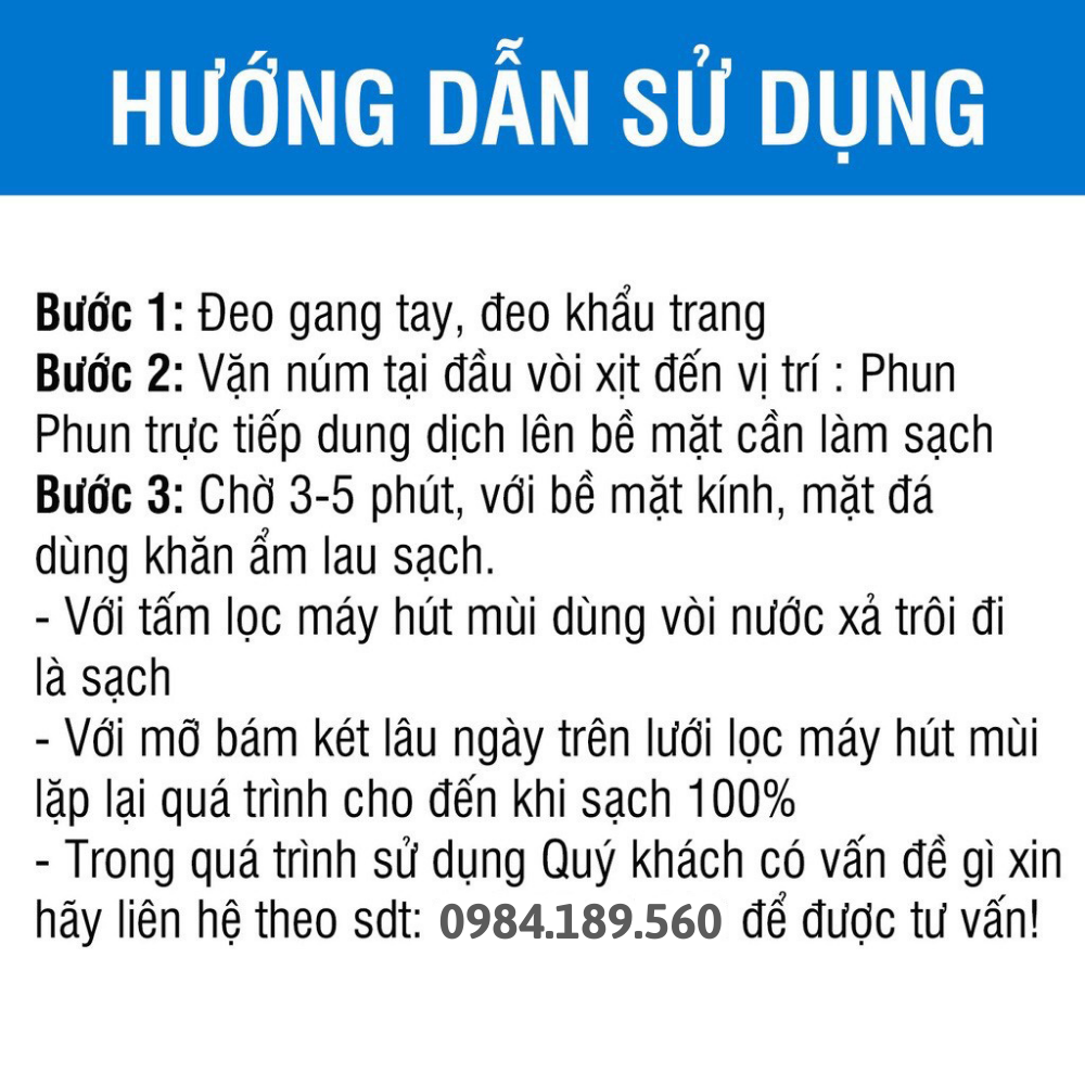 Tẩy dầu mỡ nhà bếp JULI PLUS tẩy sạch lưới lọc máy hút mùi, mặt bếp ga, bếp từ, bếp điện, tường gạch ốp, tẩy xoong, lò vi sóng. Chai 500ml