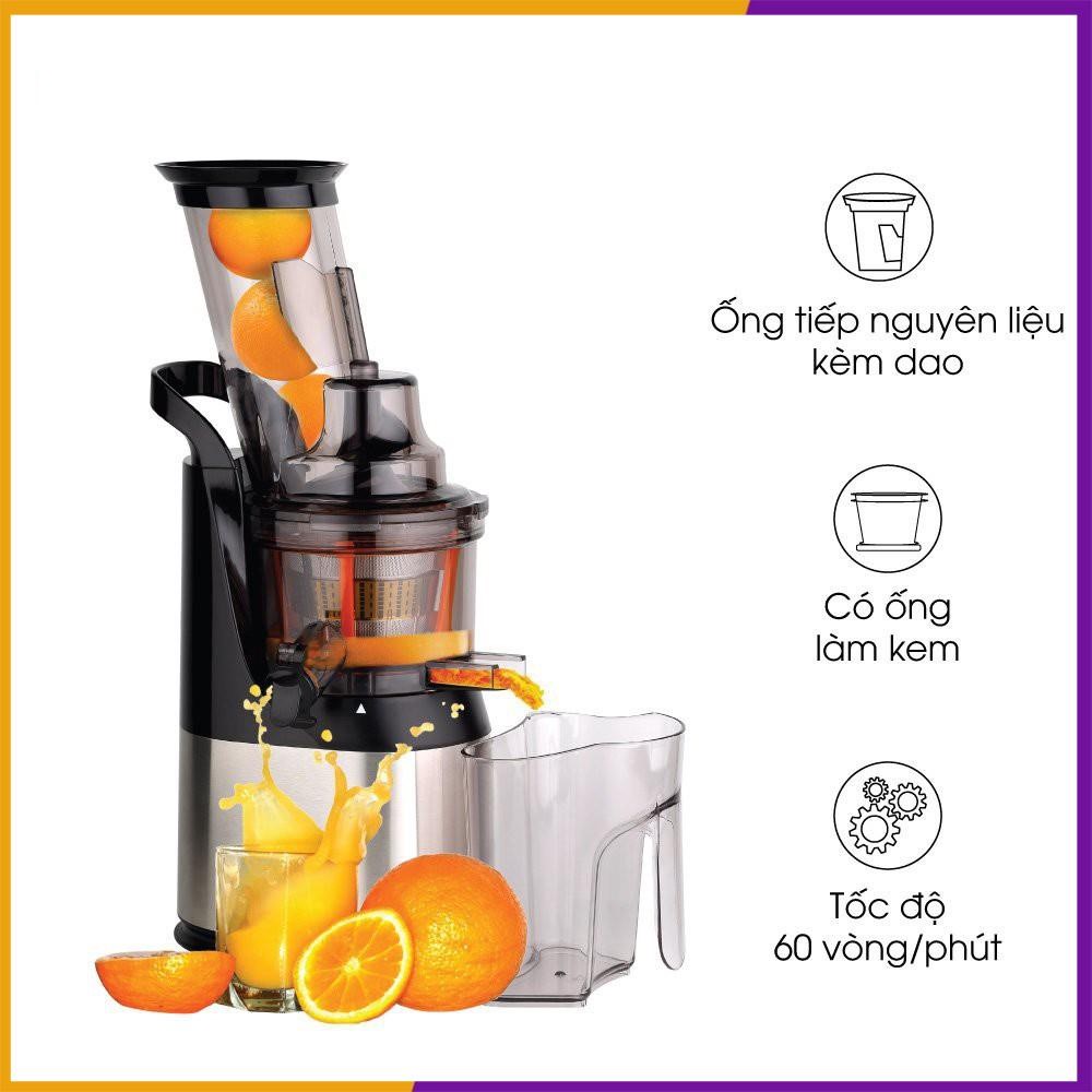 Máy Ép Rau Củ Quả Tốc Độ Chậm 95% Lượng Nước Cao Cấp 2.5L - 240W Bảo Hành 12 Tháng Đổi Mới 7 Ngày