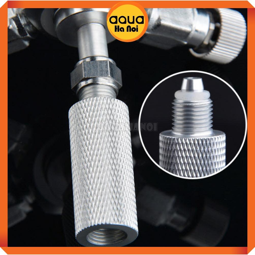 Van inox chia 2/3/4/6 và tinh chỉnh CO2 Mufan cho hồ thủy sinh
