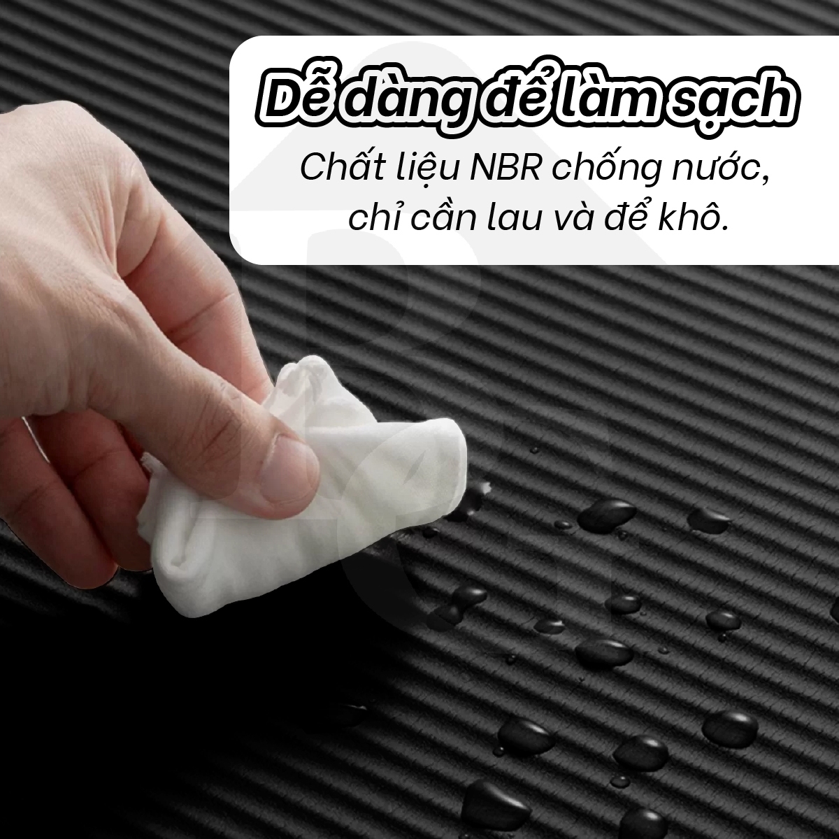 Thảm tập yoga gym  siêu dày 10mm &amp; 15mm  chất liệu cao su NBR tập thể dục tại nhà, đệm văn phòng, thảm dã ngoại du lịch