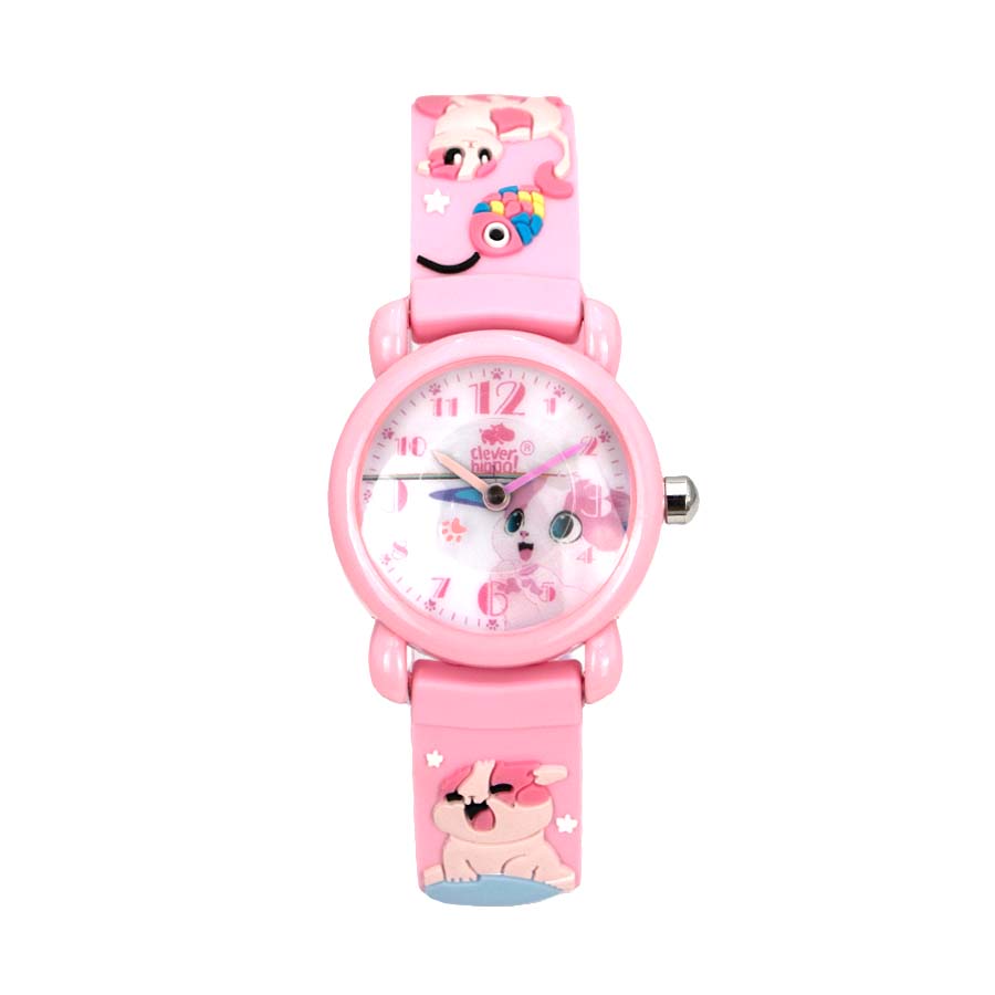 Đồng Hồ Trẻ Em Clever Watch - Kitty Pinky Hồng Clever Hippo WG010/PINK
