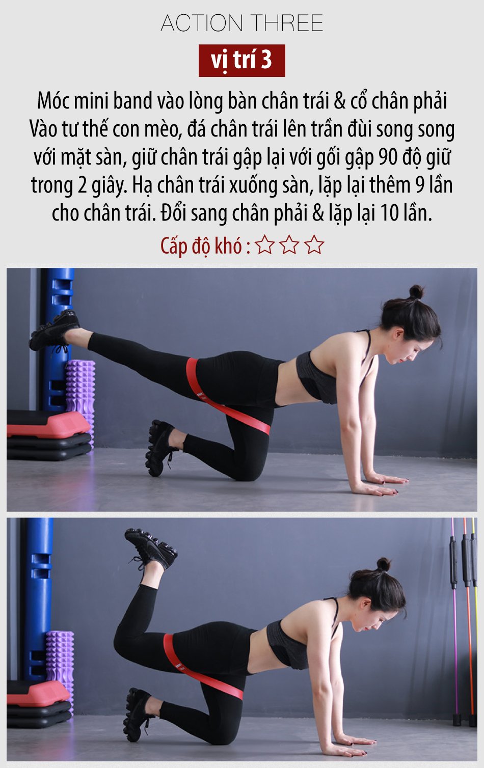 BG Bộ 5 dây đàn hồi tập gym tập yoga,Dây đàn hồi mini band,dây đàn hồi kháng lực cao cấp, dây đàn hồi tập thể dục (hàng nhập khẩu)