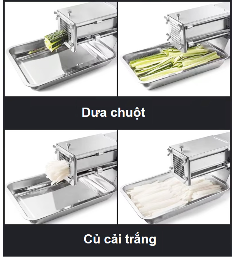 Máy cắt khoai tây, khoai lang và các loại củ kiểu Pháp - Chuyên nghiệp. Thương hiệu Mỹ cao cấp Septree - T1000. HÀNG CHÍNH HÃNG
