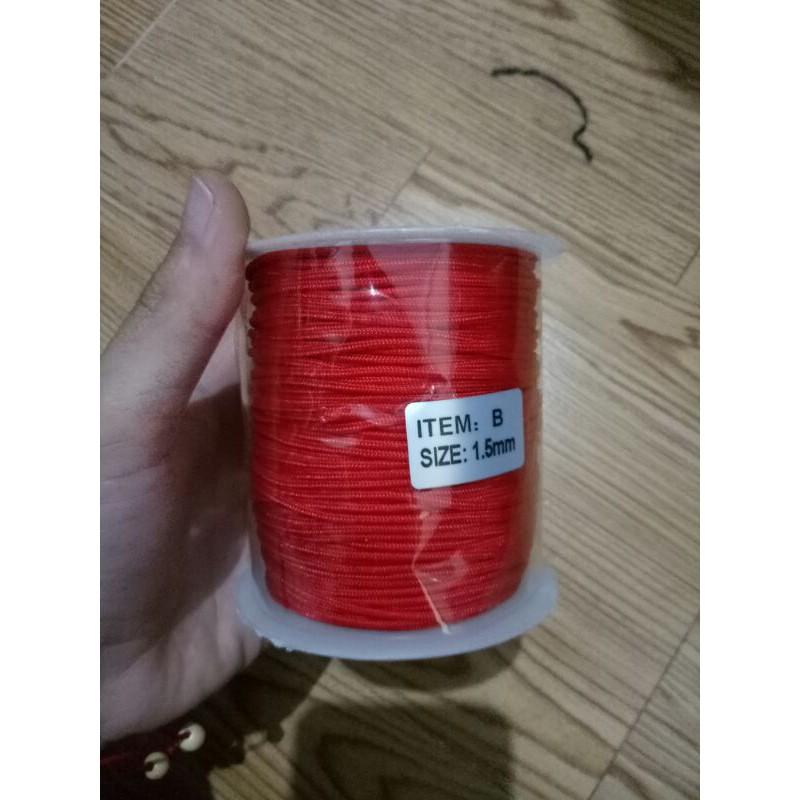 Dây dù tết vòng cuộn to, sẵn 2 size to và bé để tết vòng