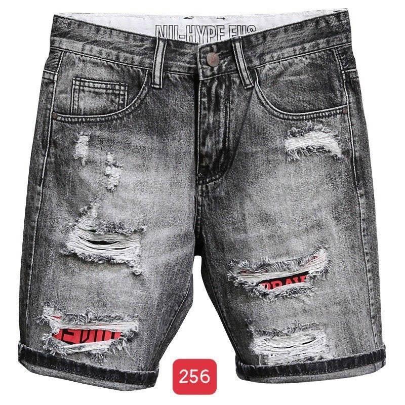 Quần Short Nam Chất Jean Co Giãn, Quần Sọt Nam Màu xám nhạt, Quần Đùi Nam thời trang cao cấp MuradFashion NT531