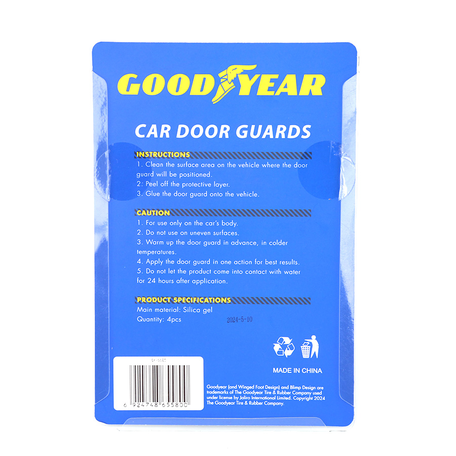 Combo 4 Miếng Dán Silicon Chống Xước Bảo Vệ Tay Nắm Cửa GOODYEAR - Nhập Khẩu Chính Hãng