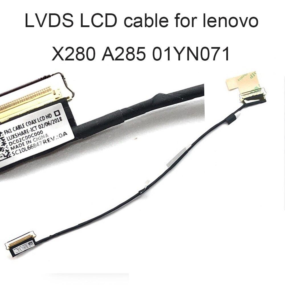 Connectors X280 LCD LVDS FHD Video Cable For lenovo ThinkPad A 285 FHD 01YN072 DC02C00BZ10 touch 01YN073 DC02C00C610 HD 01YN071