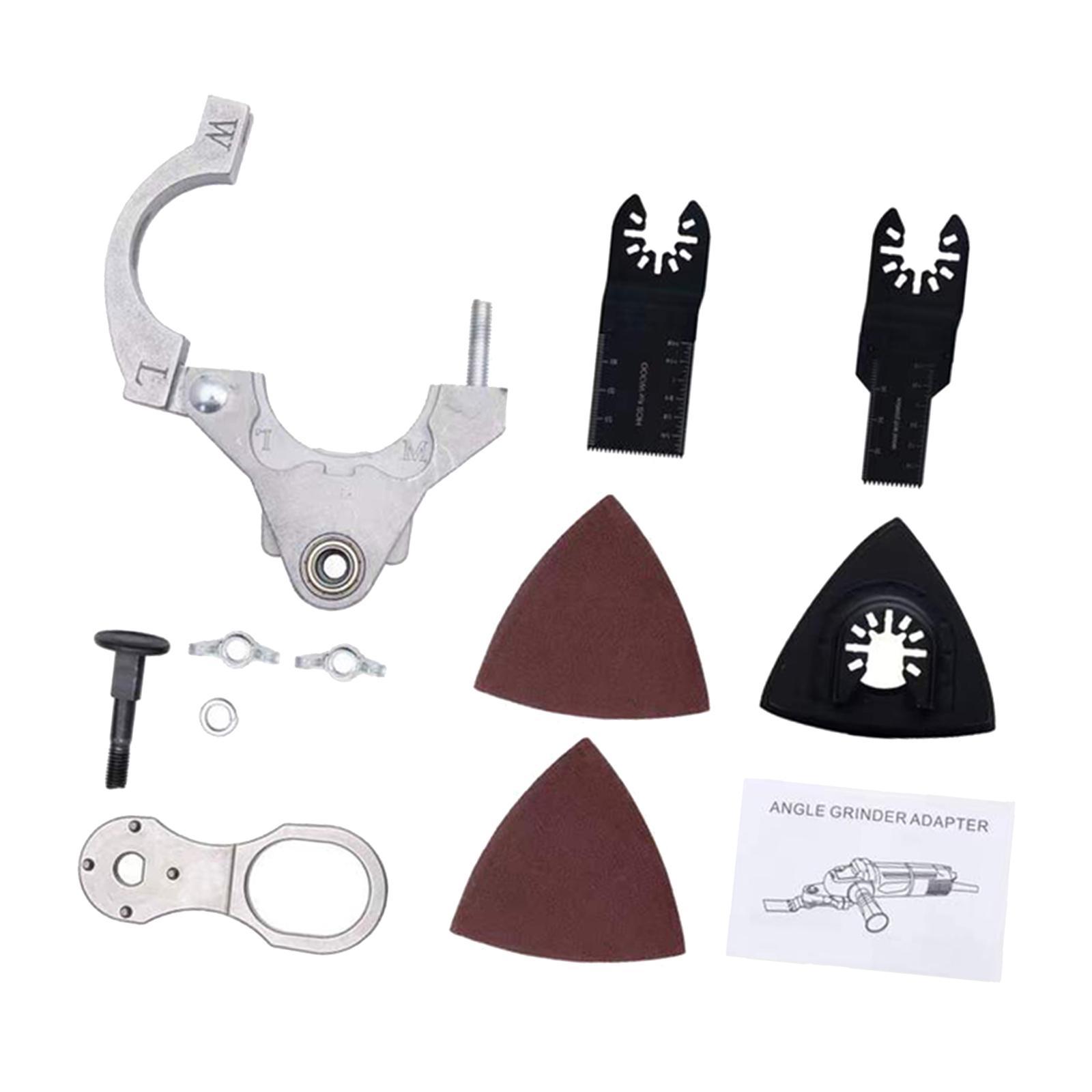 Oscillating Tool Durable Angle Grinder Adapter for Home DIY Cutting Grinding