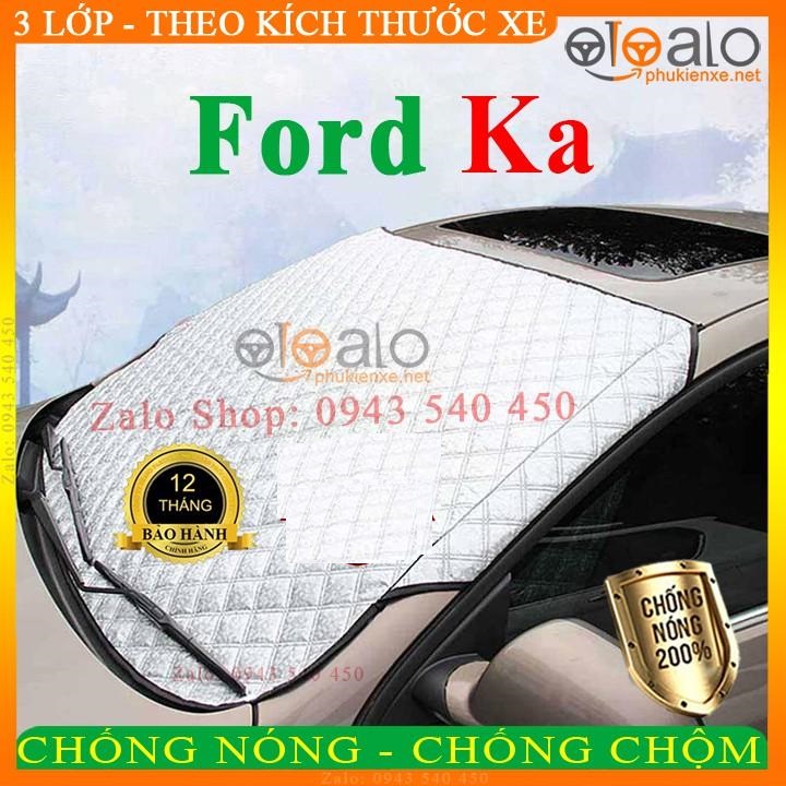 Bạt Phủ dành cho Ô Tô Ford Ka Cao Cấp 3 Lớp Chống Nắng Nóng Chống Nước Chống xước